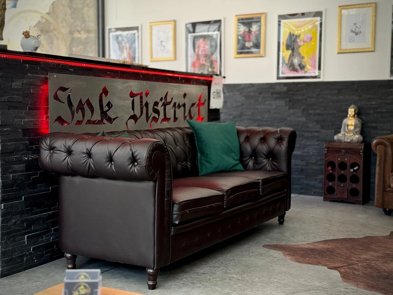 Beratung im Studio bei Ink District Heppenheim