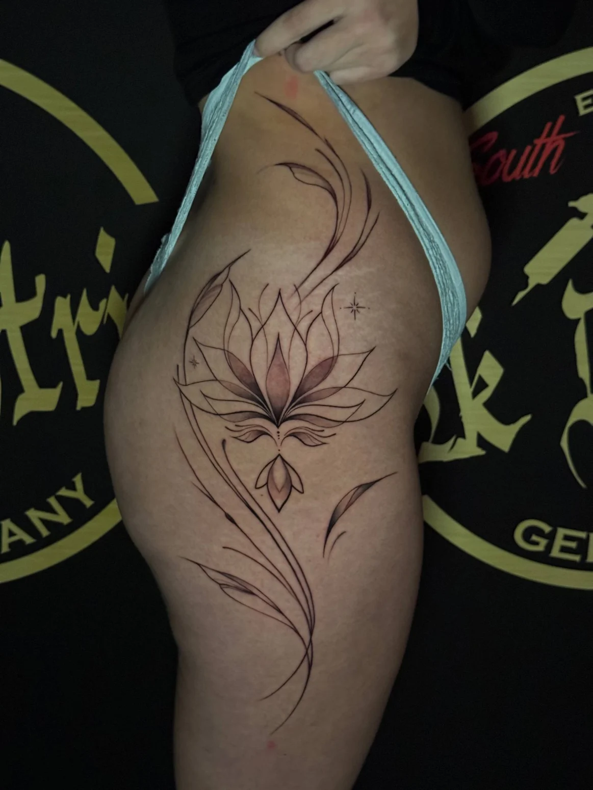 Fineline Tattoo aus Ink District Grünstadt