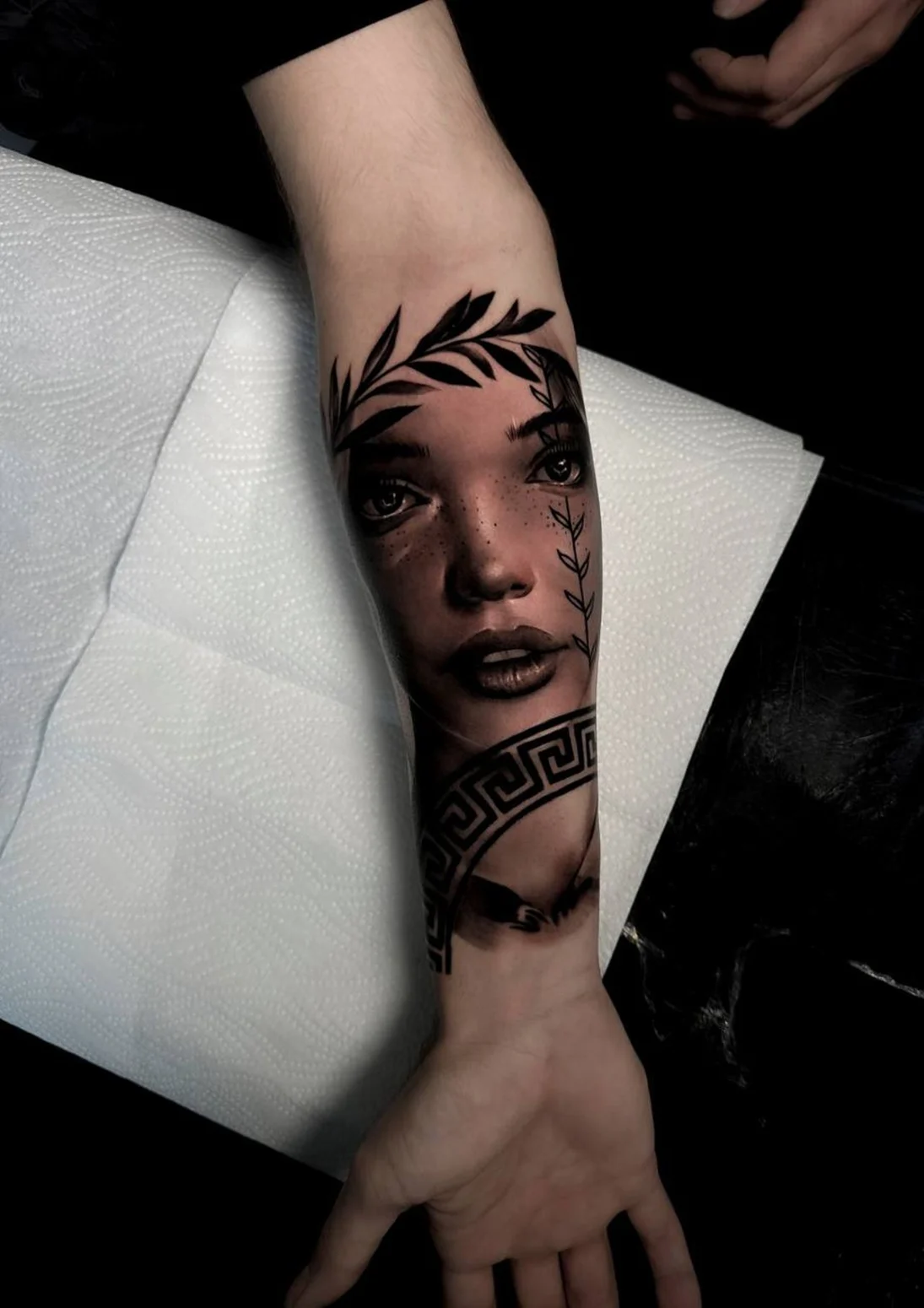 Portrait Tattoo aus Ink District Heppenheim