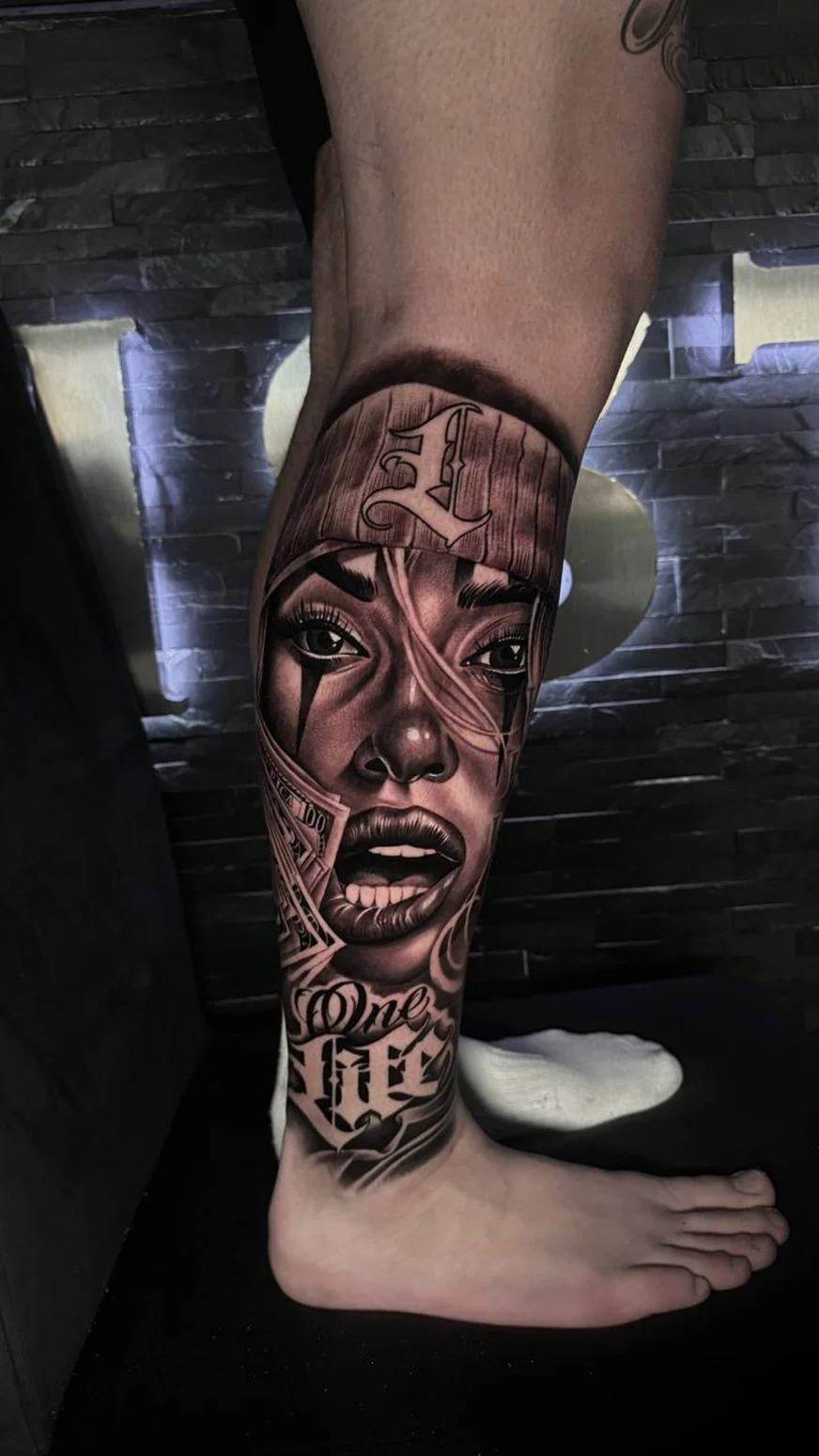 Realistic Tattoo aus Ink District Mannheim