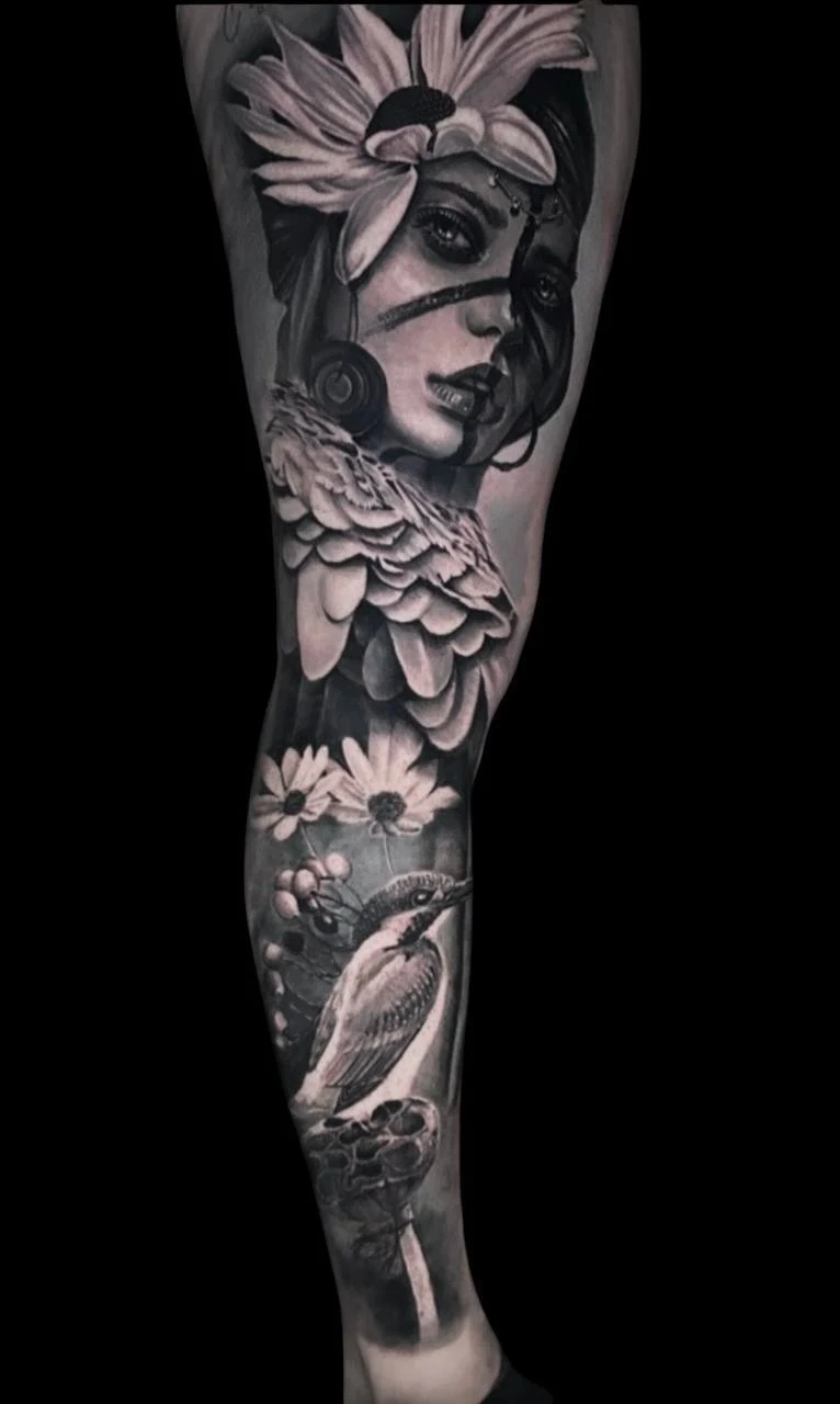 Realistic Originalarbeit aus Ink District